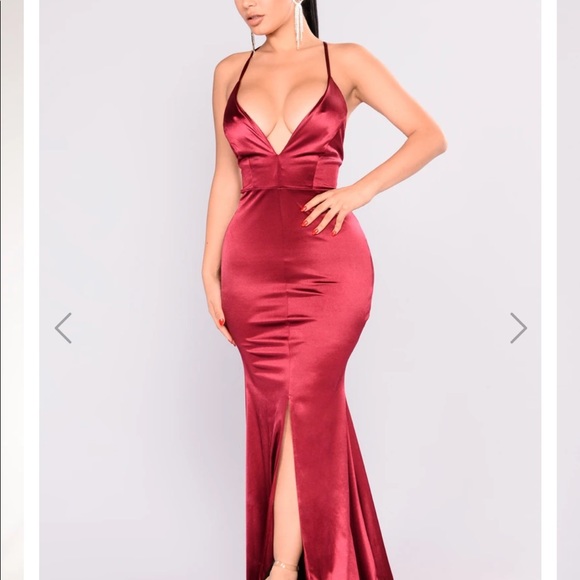 decadence satin dress